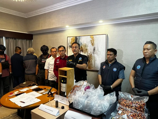 Ribuan Cartridge Vape Narkoba Diproduksi di Apartemen Tangerang, Diotaki WN Malaysia